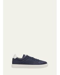 Brunello Cucinelli - Apos;S Nubuck Calfskin Low-Top Sneakers - Lyst