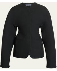 Jacquemus - La Veste Ovalo Tailored Overcoat - Lyst