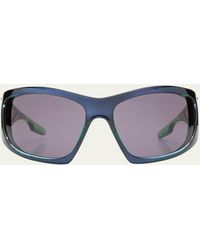 Givenchy - Givcut Acetate Wrap Sunglasses - Lyst