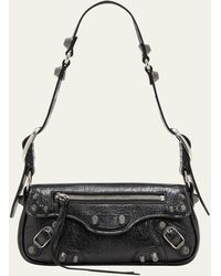 Balenciaga - Le Cagole Xs Sling Crinkled Leather Shoulder Bag - Lyst