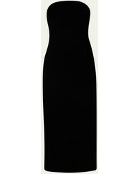 Wardrobe NYC - Velvet Corset Midi Dress - Lyst