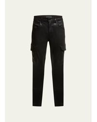 Monfrere - Preston Coated Denim Cargo Pants - Lyst
