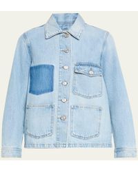 FRAME - Chore Denim Jacket - Lyst