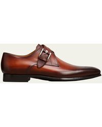 Magnanni - Carrie Monk-strap Leather Dress Shoes - Lyst