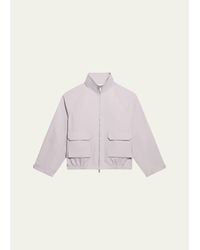 Helmut Lang - Utility Cropped Parka Jacket - Lyst
