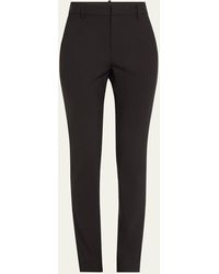 Brunello Cucinelli - Tropical Wool Straight-leg Tailored Trousers With Slit - Lyst