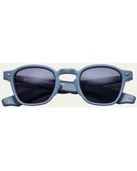 Jacques Marie Mage - Zephirin 47 Rounded Square Sunglasses - Lyst