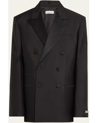 Burberry - Double-breasted Tuxedo Jacket - Lyst