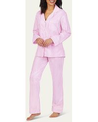 Bedhead - 3d Striped Cotton Long-sleeve Classic Pajama Set - Lyst