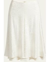 Jil Sander - Double-Layered Silk Skirt - Lyst