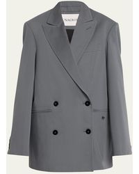 Nackiyé - The Great Double-breasted Blazer Jacket - Lyst