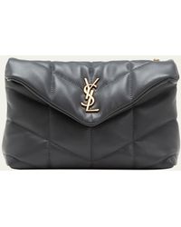 Saint Laurent - Lou Puffer Toy Ysl Crossbody Bag In Quilted Leather - Lyst