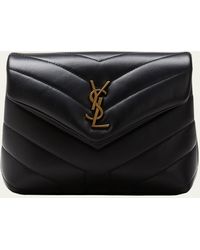 Saint Laurent - Loulou Toy Ysl Crossbody Bag In Quilted Leather - Lyst