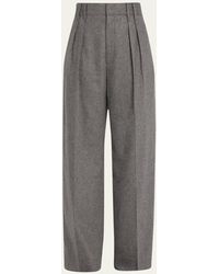 Maria McManus - Double Pleat Front Wool Cashmere Trousers - Lyst