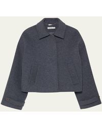 Jonathan Simkhai - Colby Wool-Blend Jacket - Lyst
