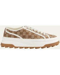 Gucci - Tennis Treck GG Canvas Low-top Sneakers - Lyst