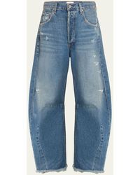 Citizens of Humanity - Horseshoe Frayed Jeans - Lyst