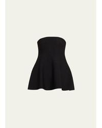 Jonathan Simkhai - Ioanna Strapless Peplum Top - Lyst