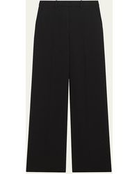 Theory - Admiral Crepe Relaxed Straight-Leg Pants - Lyst