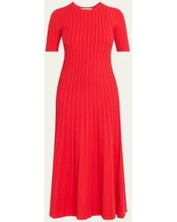 Jason Wu - Cable-Knit Midi Sweater Dress - Lyst