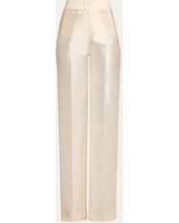 Christopher John Rogers - High-waisted Pleated Sailor Trousers - Lyst