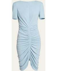 Givenchy - Ruched Midi Dress - Lyst