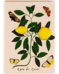 Olympia Le-Tan - Small Lemons And Butterflies Book Clutch Bag - Lyst