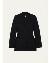 LIBEROWE - Raja Metallic Wool Single-Breasted Jacket - Lyst