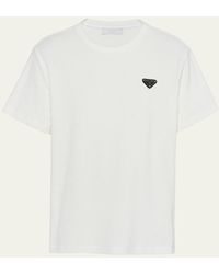 Prada - Terry Towelling T-shirt - Lyst