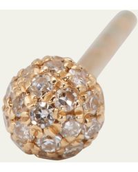 EF Collection - 14k Yellow Gold Disco Ball Stud Earring - Lyst