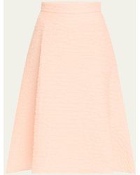 Akris - Bubble 3D Organza A-Line Midi Skirt - Lyst