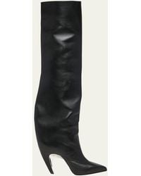 Alexander McQueen - Armadillo Leather Over-the-knee Boots - Lyst