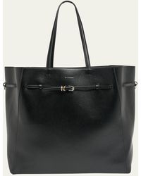 Givenchy - Voyou Large North-south Tote Bag In Tumbled Leather - Lyst