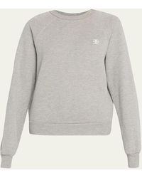 ÉTERNE - Shrunken Raglan-Sleeve Sweatshirt - Lyst