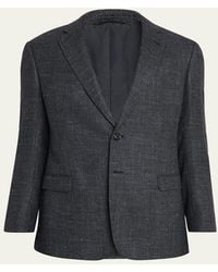 Giorgio Armani - Wool Blend Melange Two-Button Sport Coat - Lyst