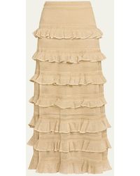 Zimmermann - Illuminate Lace Frill Skirt - Lyst