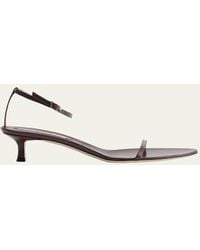 Christen - Leather Ankle-Strap Sandals - Lyst