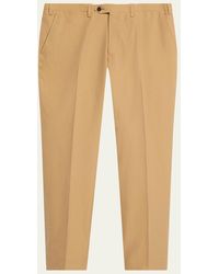 Kiton - Flat-Front Twill Pants - Lyst