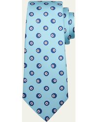 Kiton - Silk Polka Dot-print Tie - Lyst