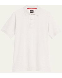 Kiton - Cotton Pique Polo Shirt - Lyst