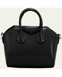 Givenchy - Antigona Micro Top Handle Bag In Box Leather - Lyst
