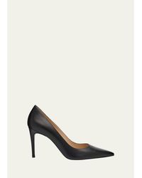 Stuart Weitzman - Stuart Power 85 Leather Pumps - Lyst
