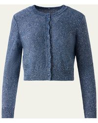 Akris - Knit Cardigan With Sequins - Lyst