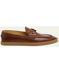 Christian Louboutin - Chambeliboat Leather Loafers - Lyst