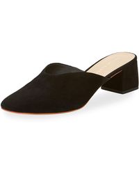 Loeffler Randall Lulu Suede Mule - Black
