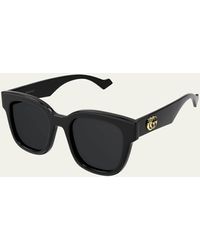 Gucci - Interlocking G Acetate Cat-eye Sunglasses - Lyst