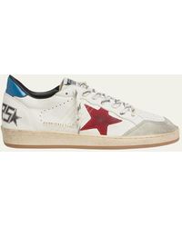 Golden Goose - Ball-star Leather Low-top Sneakers - Lyst
