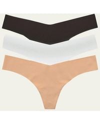 Commando - Classic Low-Rise Microfiber Thongs, Pack Of 3 - Lyst