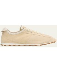 Jacquemus - Les Tennis Croc-Embossed Suede Sneakers - Lyst