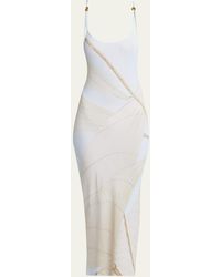Loewe - X Paula Ibiza Knit Rope Print Maxi Dress - Lyst